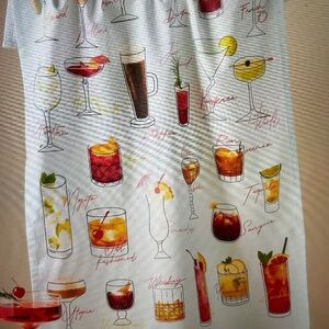 ❤️ ANTHROPOLOGIE FROM A-Z BAR DISH TOWEL NEW